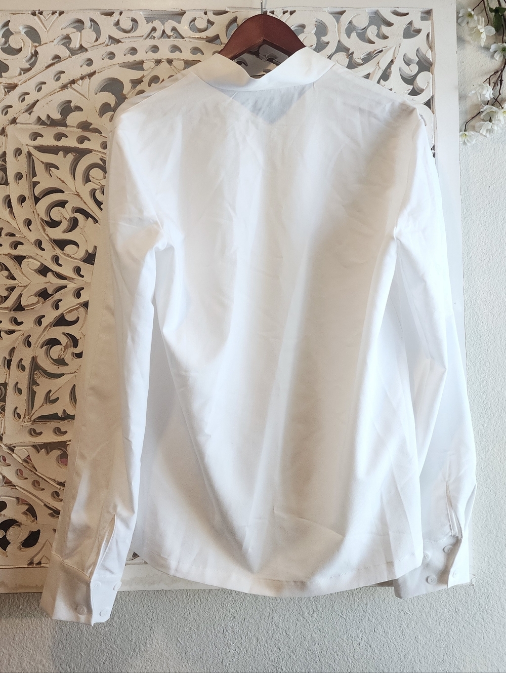 ORTTO Star Neck Shirt Long Sleeve Size MEDIUM - Picture 12 of 13